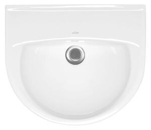 Cersanit President, závesné umývadlo bez otvoru na batériu 50x43 cm, biela, K08-003