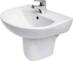Cersanit President, závesné umývadlo 50x44 cm, biela, K08-004