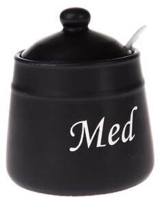 Keramická dóza na med, 450 ml