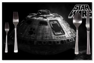 Sablio Prestieranie Star Wars Vesmírna loď: 40x30cm