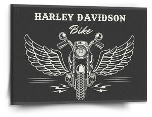 Sablio Obraz Harley-Davidson S krídlami - 150x110 cm