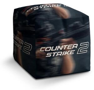 Sablio Taburet Cube Counter Strike 2 Vojak 2 - 40x40x40 cm