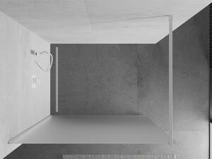 Mexen Kioto, Walk-In sprchová zástena 70 x 200 cm, 8mm sklo námraza, biely profil, 800-070-101-20-30
