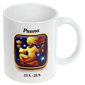 Znamenie Panna šálka (Hrnček na kávu so znamením Panna)