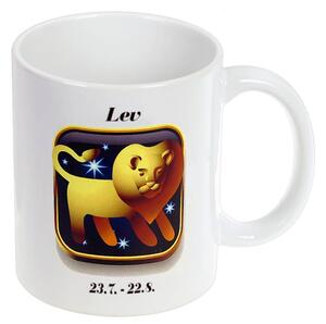 Znamenie Lev šálka (Hrnček s potlačou)