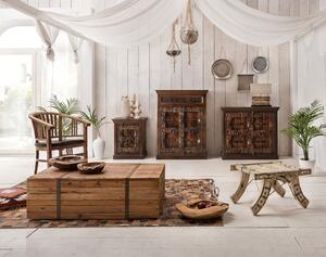 Hnedý Nočný stolík ALMIRAH 55 × 45 × 70 cm SIT MÖBEL