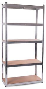 Aga MR4600 5 políc 180x90x40 cm Strieborný