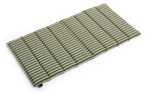 HAY Skladací textilný podsedák Terrazza, olive bold stripe