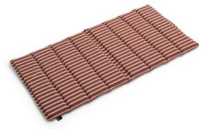 HAY Skladací textilný podsedák Terrazza, terracotta bold stripe