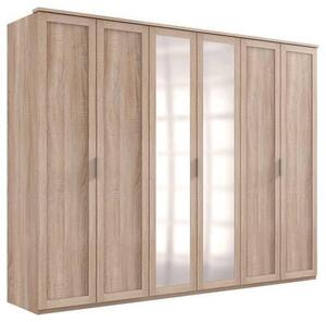 SKRIŇA S OTOČNÝMI DVERAMI, farba duba, 270/210/58 cm MID.YOU - Skrine, Online Only