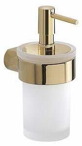 GEDY PI8187 Pirenei dávkovač mydla mliečne sklo/zlatá, 110 ml