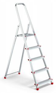 Higher Hliníkové jednostranné schodíky 1x5
