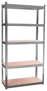 Aga MR4600 5 políc 180x90x40 cm Sivý