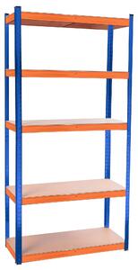 Aga MR4600 5 políc 180x90x40 cm Modrý/Oranžový