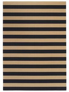 Koberec Big Stripe: Béžovo-čierna 80x140 cm