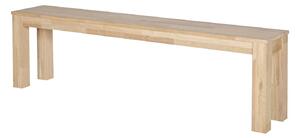 Hnedá Drevená lavica Largo 46 × 160 × 30 cm WOOOD