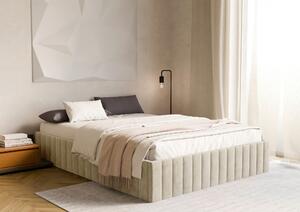 ČALÚNENÁ POSTEĽ, 120/200 cm, béžová Boxxx - Online Only spálne, Online Only