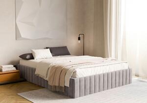 ČALÚNENÁ POSTEĽ, 120/200 cm, svetlosivá Boxxx - Online Only spálne, Online Only