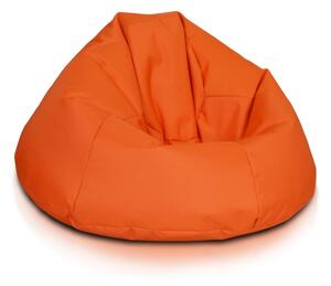 INTERMEDIC SK - Sedací vak Relax 110x70 cm | kreslo na oddych z ekokože alebo polyesteru, 300 l Farba: NC09 - Oranžová pomaranč (Polyester)