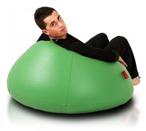 INTERMEDIC SK - Sedací vak Relax 110x70 cm | kreslo na oddych z ekokože alebo polyesteru, 300 l Farba: E09 - Zelená tmavá (ekokoža)