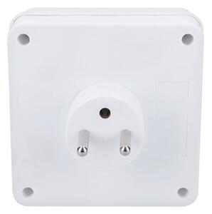 SOLIGHT Zásuvka rozbočovacia 4 x 10A, biela