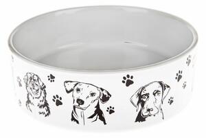 Keramická miska pre psa Dogs, 15 x 5 cm
