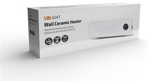 SOLIGHT Nástenný keramický ohrievač, 2000W, biela