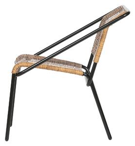 Hnedá Stolička s opierkami Wisp 68 × 60 × 64 cm BEPUREHOME