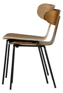 Hnedá Drevená Stolička Form 77,5 × 50 × 52 cm BEPUREHOME