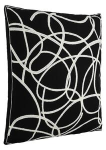 Eglo 420006 - Dekoračný vankúš CHEVERY 45x45 cm čierna/biela