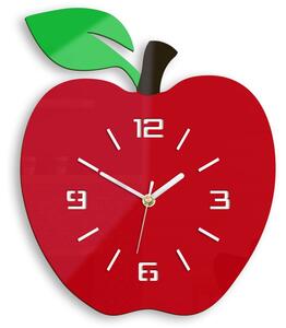 ModernClock Nástenné hodiny Apple červené