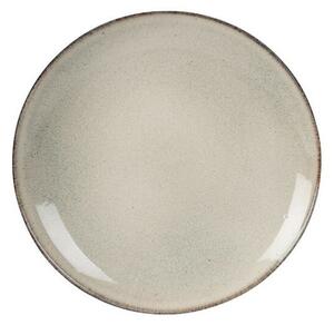 Kameninový plytký tanier Glaze, pr. 27,8 cm, béžová