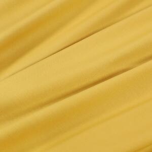 Goldea oválny obrus 100% bavlnené plátno - medovo žltý 120 x 160 cm