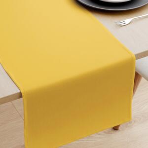 Goldea behúň na stôl 100% bavlnené plátno - medovo žltý 20x140 cm