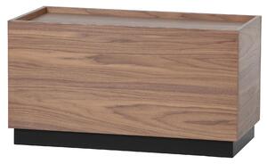 Hnedý Drevený konferenčný stolík Block – 44 × 40 × 82 cm 44 × 82 × 82 cm VTWONEN