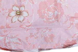 Flanelové obliečky BREVE ružové + poťah na vankúšik 40x50 cm zadarmo
