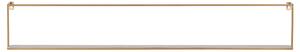 Zlatá Kovová nástenná polica Meert Slim – 100 cm 16 × 100 × 8 cm WOOOD