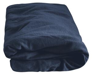 TOP Q jersey prestieradlo TMAVO MODRÉ 90x200 cm