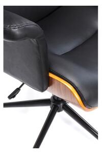 Čierna Kancelárska stolička Check Out 118 × 75 × 75 cm KARE DESIGN