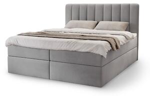 Čalúnená boxspring posteľ Magic - sivá Rozmer: 180x200