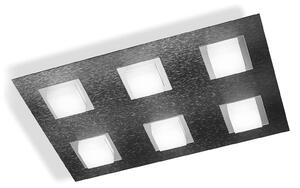 GROSSMANN Basic stropné LED svetlo 6-pl. antracit