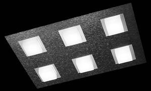 GROSSMANN Basic stropné LED svetlo 6-pl. antracit