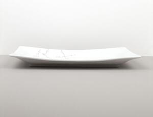 MADE IN JAPAN Obdĺžnikový tanier White Blossom 33 × 19 cm 33 × 19 cm