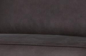 Šedá Kožená rohová pohovka Statement Eco – ľavý roh 77 × 274 × 210 cm BEPUREHOME
