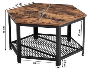 Konferenčný stôl VASAGLE 45 × 75 × 75 cm