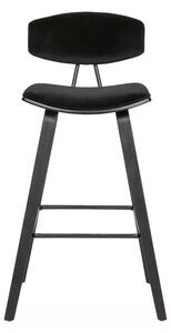 Čierna Barová stolička Senn 94 × 41 × 50 cm WOOOD