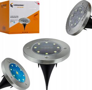 BERGE LED solárna záhradná lampa - IP44 - biela