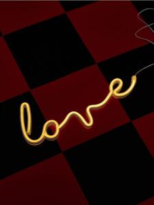 Sinsay - LED lampa v tvare nápisu „Love“ - biela