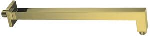 Lotosan LS55570 Nástenné sprchové rameno 400 mm, hranaté zlatá
