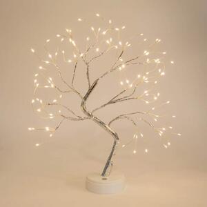 LED svetelný dekoratívny stromček teplá biela, 40 cm (58930)